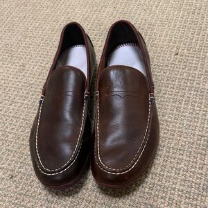 Paul Smith leather loafers/ moccasins  with contrast stitching